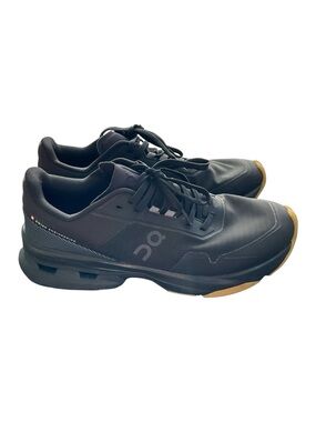 On Clouds- Men's Athletic Running Shoes - Black with Gum Sole